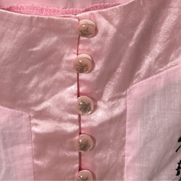 Krafty Pink Tunic Mini Dress Loungewear NWT Size Small - Picture 3 of 5